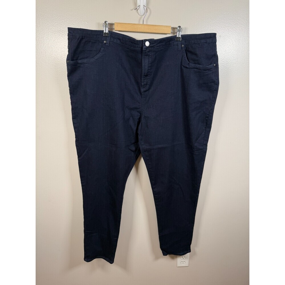 Universal Standard Seine High Rise Jeans Size 30 Dark Indigo Denim Stretch